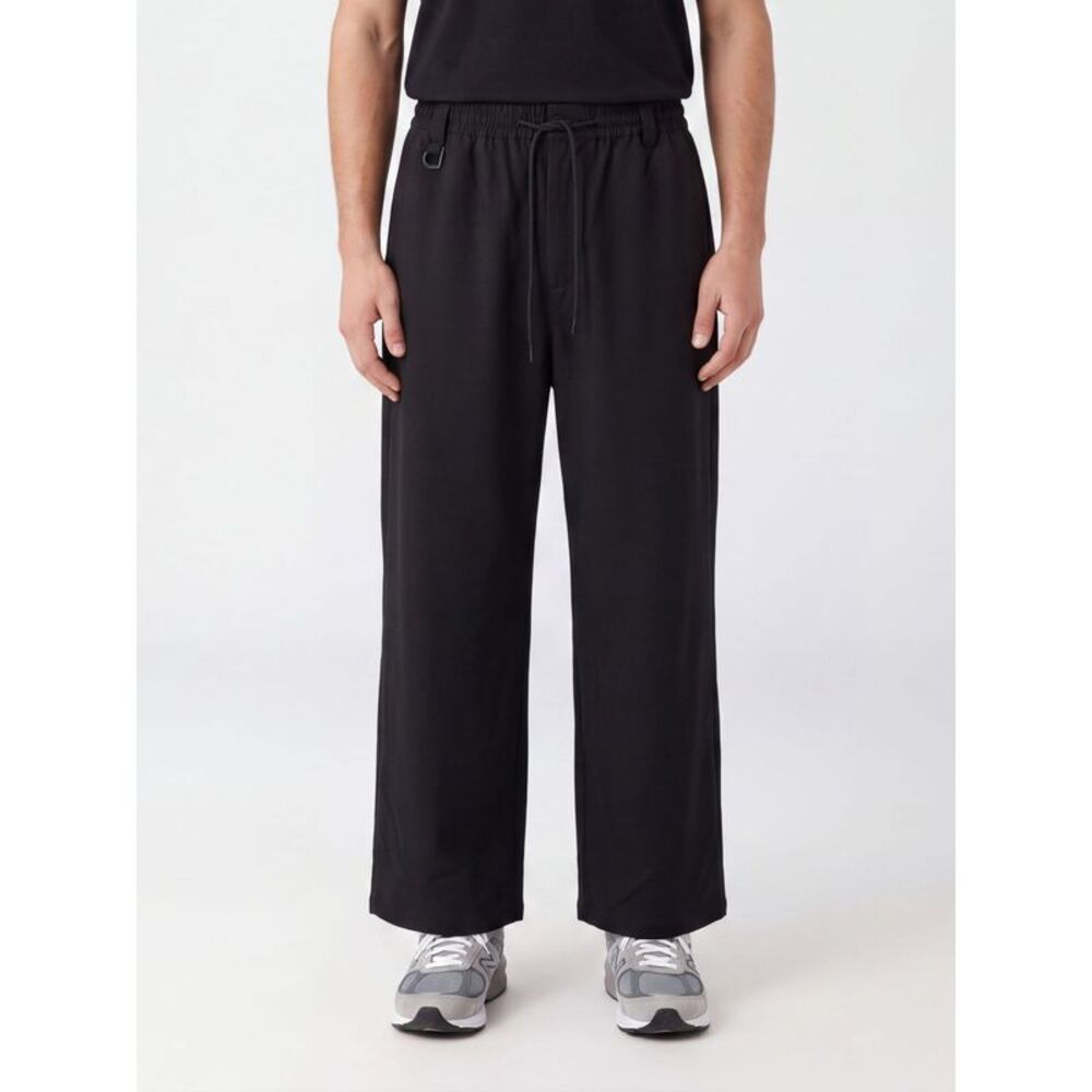 Y-3 Men Wool-Blend Jogging Trousers Y-3 With Drawstring And Belt Loops